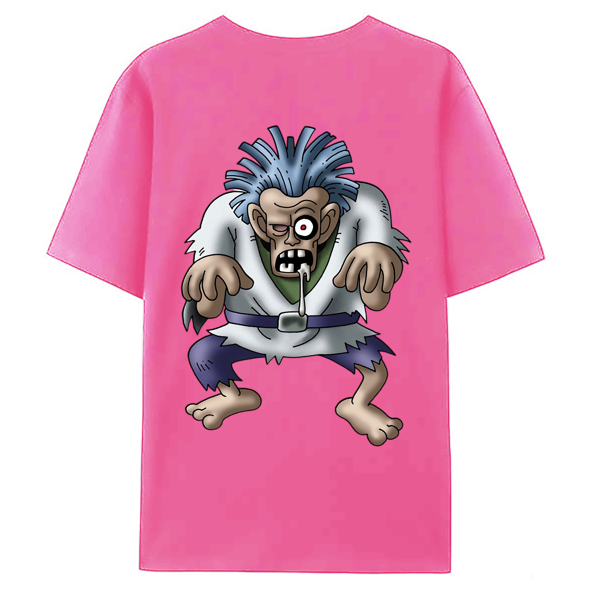 （画像用） ドラゴンクエスト Doragon Kuesuto Dragon Quest レディース半袖Tシャツ(バックプリント)